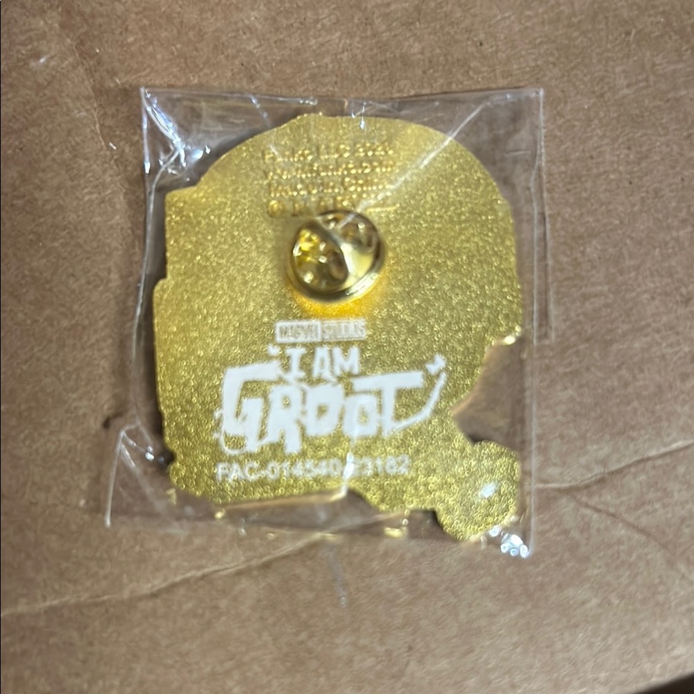 Marvel Groot Gold-Tone Pin - Picture 2 of 2